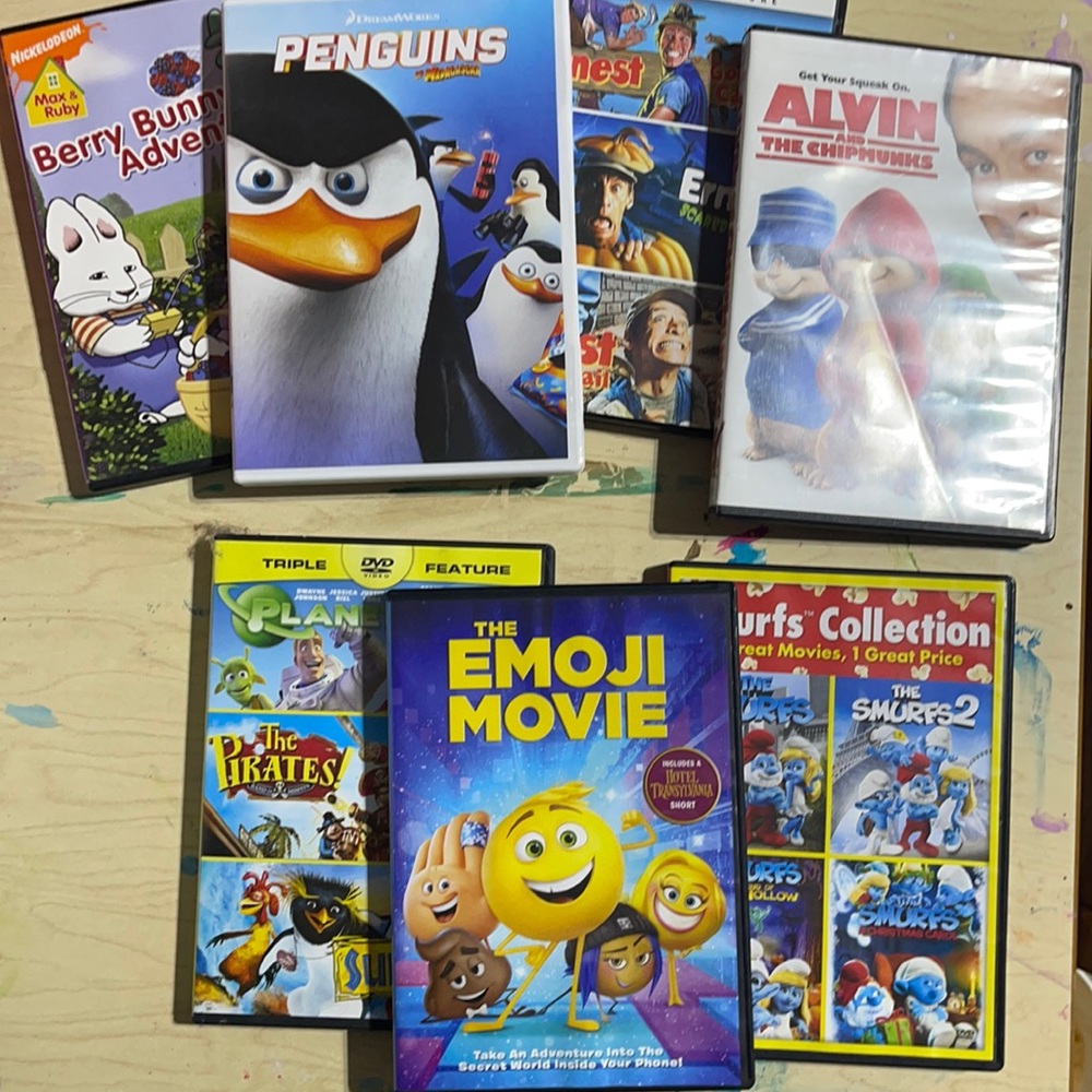 Happy Kids Collection 15x kids movies meaning 22ish hours of some quite time